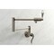 Kingston Brass KS4108DFL Wall Mount Pot Filler, Brushed Nickel KS4108DFL - alternate 4
